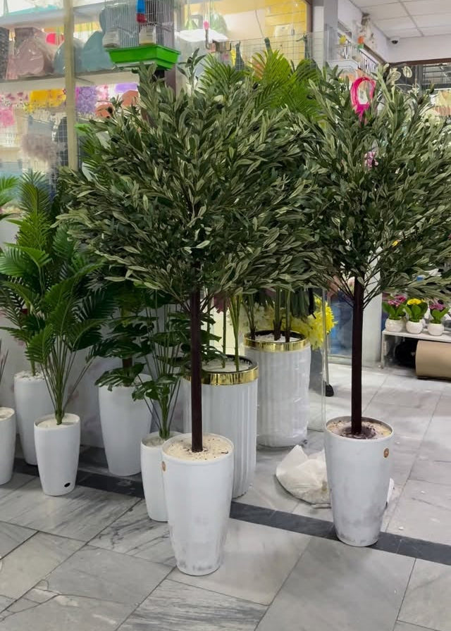 Oliveira Artificial com madeira natural