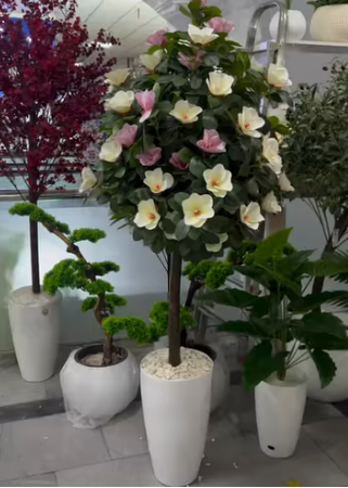 Planta artificial de magnólia florida