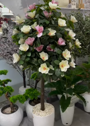 Planta artificial de magnólia florida