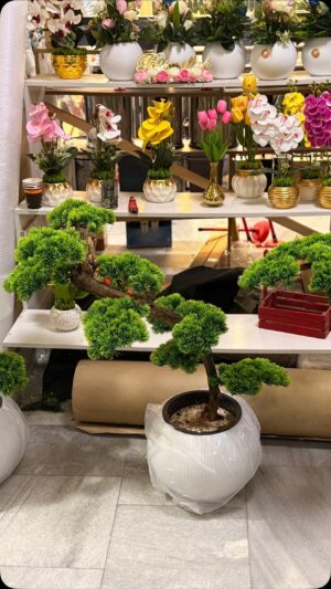 Bonsai de pinheiro artificial