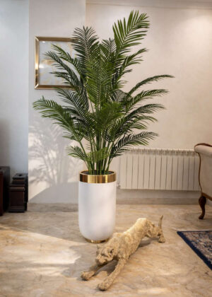 Palmeira Artificial Elegance com Vaso Decorativo