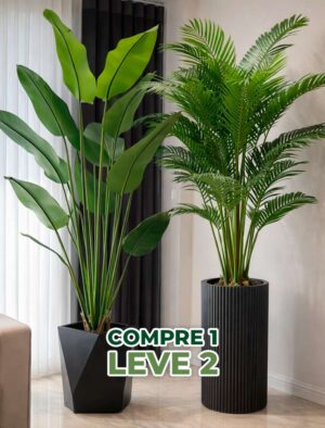 Planta Artificial Tropical Premium – Compre 1 Leve 2